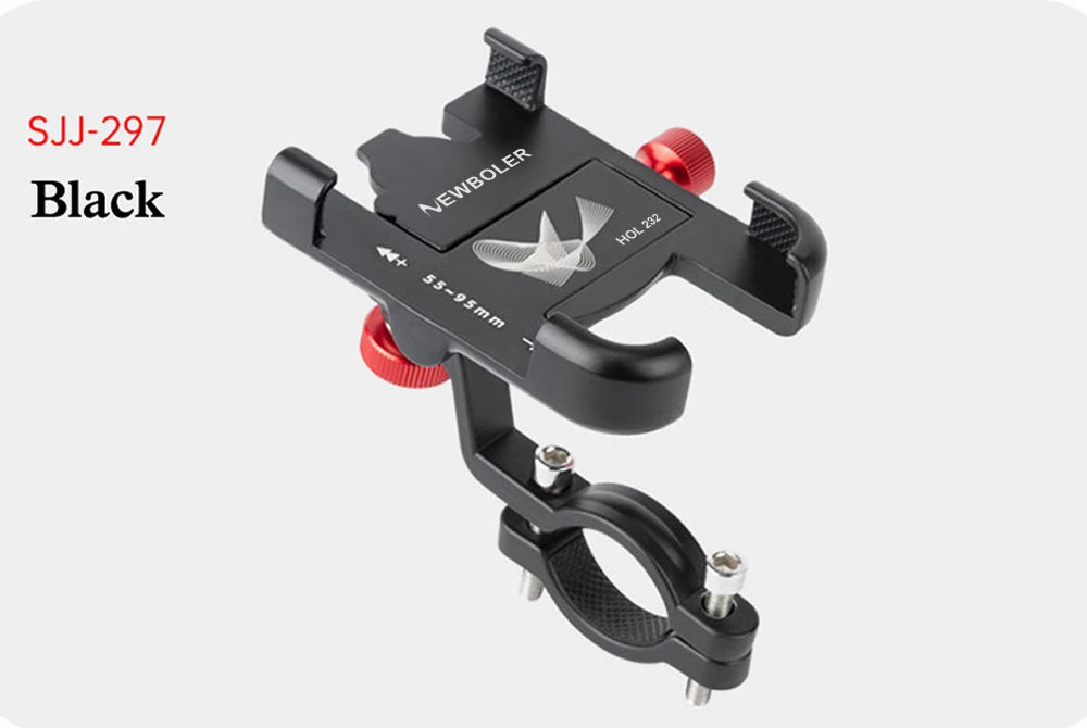 NEWBOLER MTB Phone Mount Stand Bicycle Holder 360° Rotatable Aluminum Adjustable Bike Phone Holder Non-slip Cycling Bracke Beauty World Shop