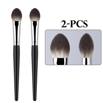 1/2Pcs Peach Heart Blusher Brush Powder Blush Cream Liquid Blush Makeup Brushes Flat Small Precise Blush Brush Makeup Tools Beauty World Shop