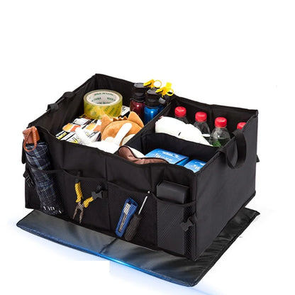 Car Backup Storage Box, Folding Large Car Cargo Box Camping Car Storage Box Multi functional Folding Organizing Box Beauty World Shop
