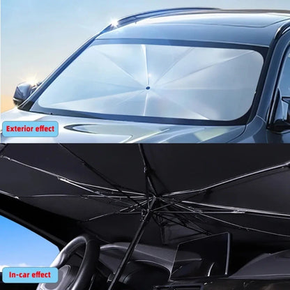 Car Sunshade Umbrella For Auto Shading Car Sun Shade Protector Parasol Summer Sun Interior Windshield Protection Curtain Beauty World Shop