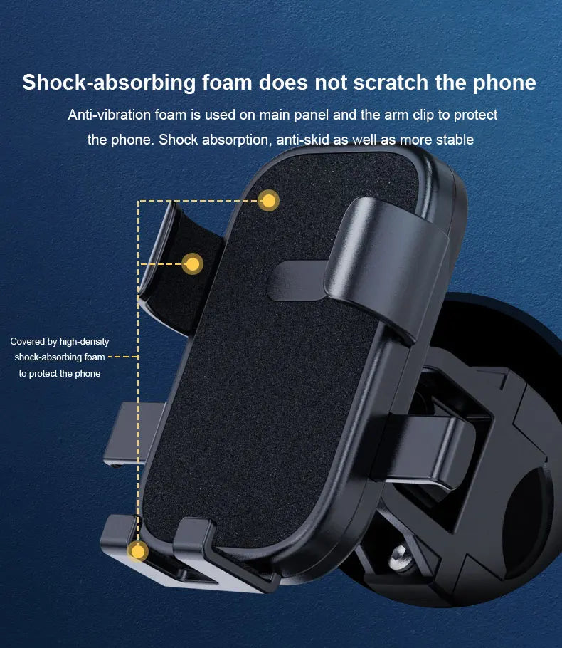 Anti-slip Phone Mount 360° Rotatable Adjustable Bike Phone Mount for Outdoor Cycling, Mountain Bike Accessories Beauty World Shop