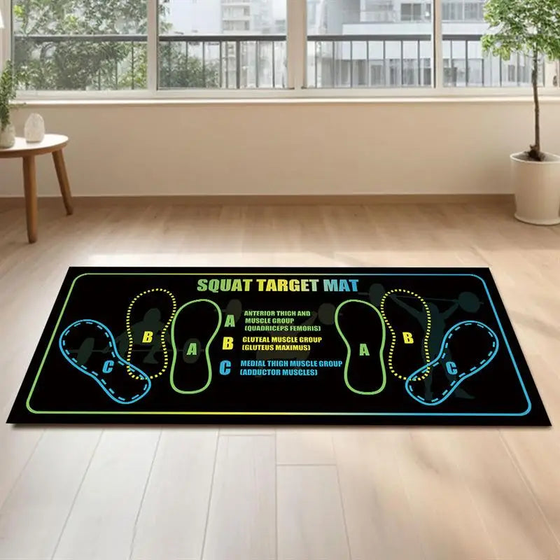 Anti-Slip Squat Pad Set, Durable Training Mats for Home & Gym Use, Non-Skid Exercise Equipment, Ideal for Fitness Enthusiasts Beauty World Shop