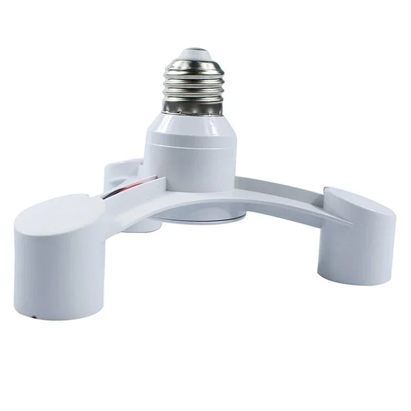 3In1 E27 to E27 extended LED bulb socket splitter adapter bracket, suitable for photography studios, kitchens, restaurants Beauty Trend Shop