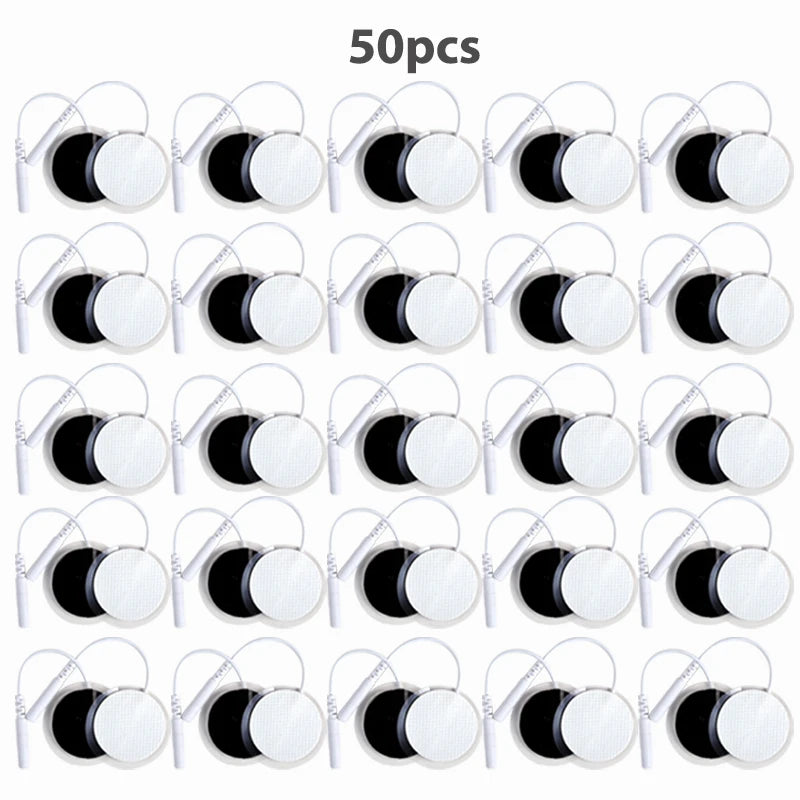 32mmNon-woven Fabric Self Adhesive Replacement Massage Patch Tens EMS Electrodes Pads for Muscle Electrostimulator Body Massager Beauty World Shop