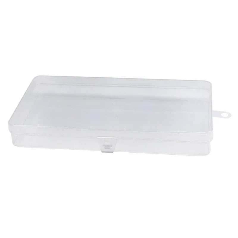 5 pcs Transparent Lockable Box Small Object Storage Box Fishing Gear Accessories Box Plastic Material Beauty Trend Shop