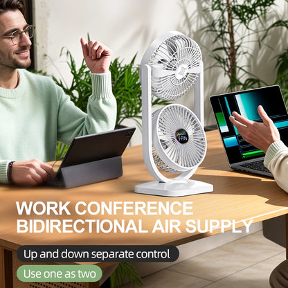 USB Charging Desktop Fan Portable Rotatable Desktop Electric Fan Suitable For Outdoor Picnic Student Dormitory Office Home Use Beauty World Shop