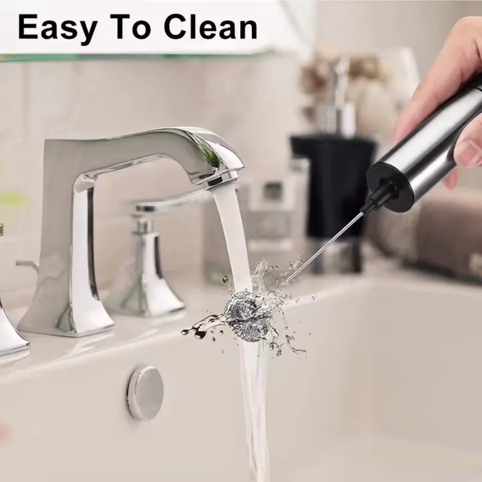 2026 NEW HOT stainless steel high-speed milk frother, coffee frother multi-purpose suitable for coffee households And baking use Beauty World Shop