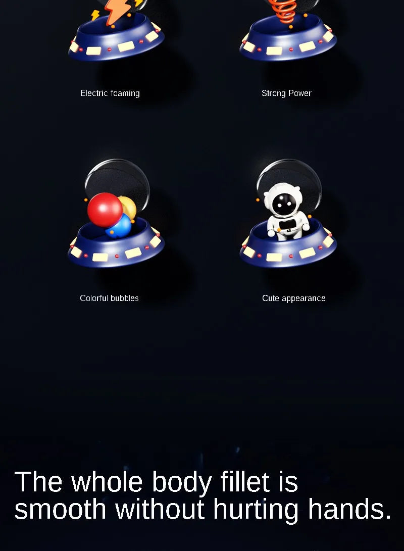 Children Bubble Gun Toy Astronaut Fully Automatic Bubble Machine Bubbles Gun Outdoor Game Fantasy Toy for Boys Girls Gifts Beauty Fashion