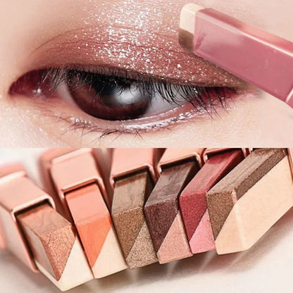 Two Color Gradient Eye Shadow Stick Three Dimensional Natural  Without Taking Off Makeup Beauty Trend Shop