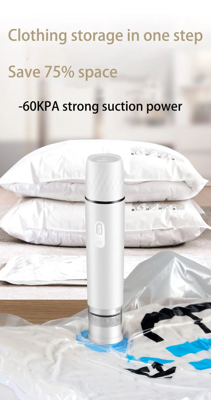 Mini Handheld Vacuum Sealer Machine Kitchen Vacuum Packer Machine Small Sealing Machine Portable USB Electric Food Vacuum Sealer Beauty World Shop