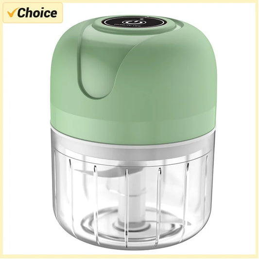 250ml Garlic Masher Crusher Electric Kitchen Food Chopper USB Portable Meat Grinder Vegetable Chopper for Kitchen Gadgets Beauty World Shop
