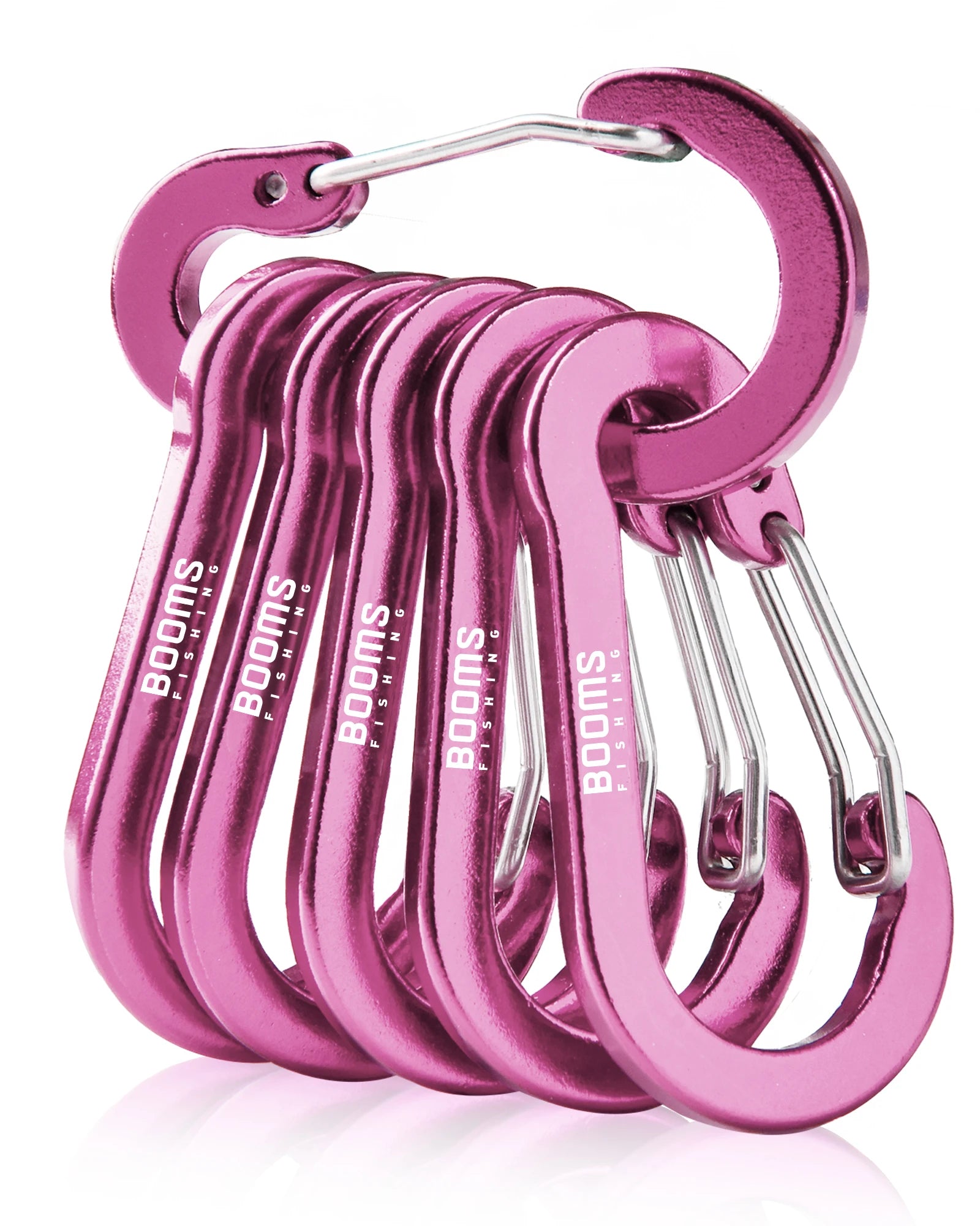 Booms Fishing CC1 Steel Small Carabiner Clips Outdoor Camping  Multi Tool  Fishing Acessories 6pcs Beauty World Shop