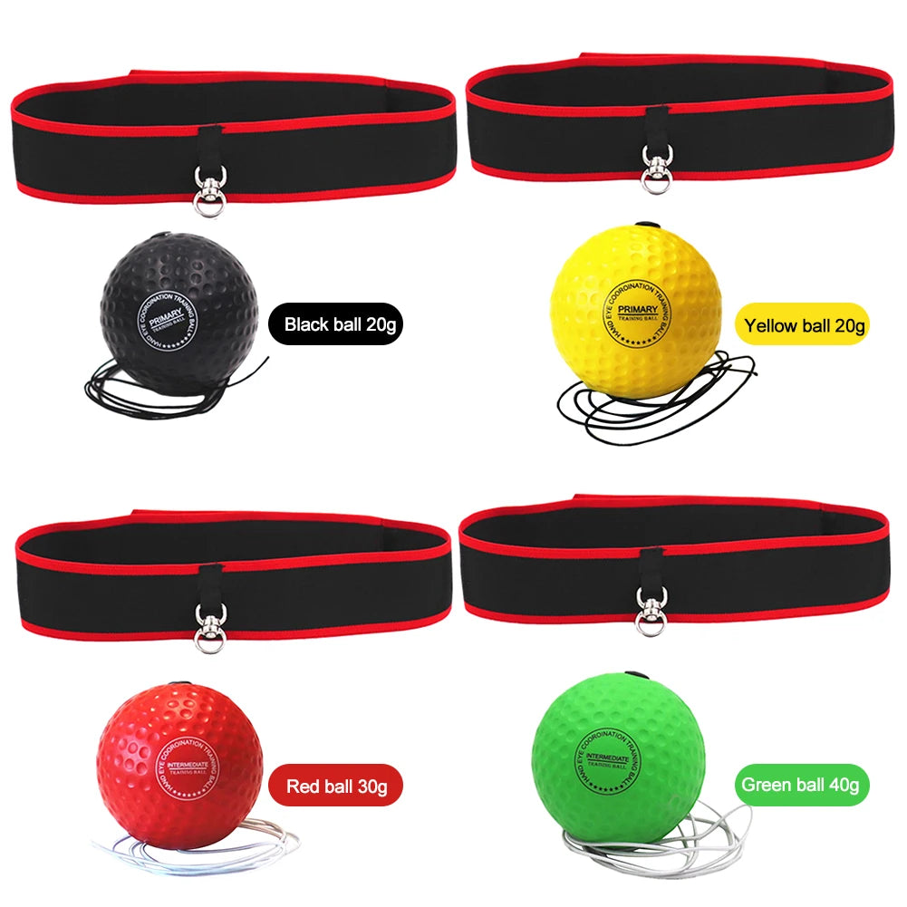 Boxing Training Ball Ultimate Reflex Ball Improve Speed with Adjustable Headband Kids Boxing Equipment Great for Reflex Accuracy Beauty World Shop