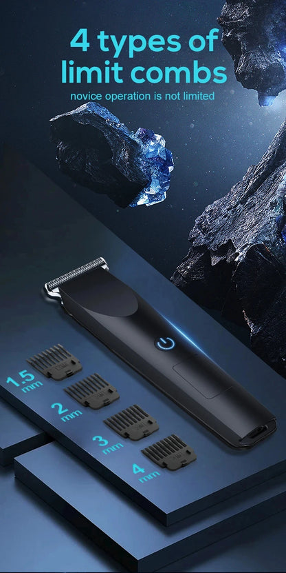 Design of adjustable cutter head with USB charging for electric hair clipper hair and beard trimming Beauty World Shop