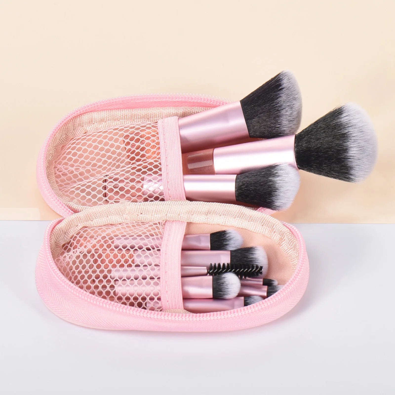 10 color Mini makeup brush Travel portable Makeup Tool Makeup Puff - Palm Brush Professional Makeup tool set Christmas gift Beauty World Shop