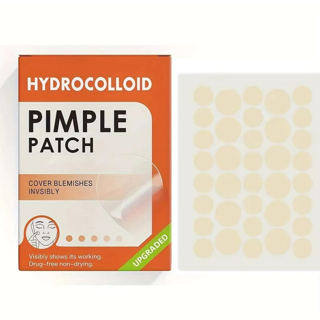36pcs Hydrocolloid Acne Patches - Absorb Pus & Oil, Reduce Redness, Invisible Fit for All-Day Wear Beauty World Shop