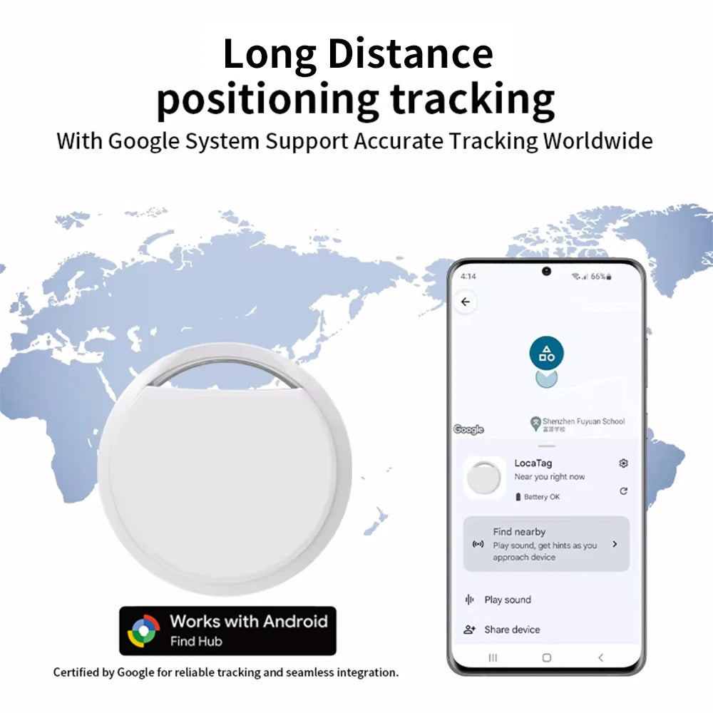 Navigation Tracker For Android Phones Work With Google Find Hub App Remote Locating Key Finder for Xiaomi Samsung Pixel GMS Beauty World Shop