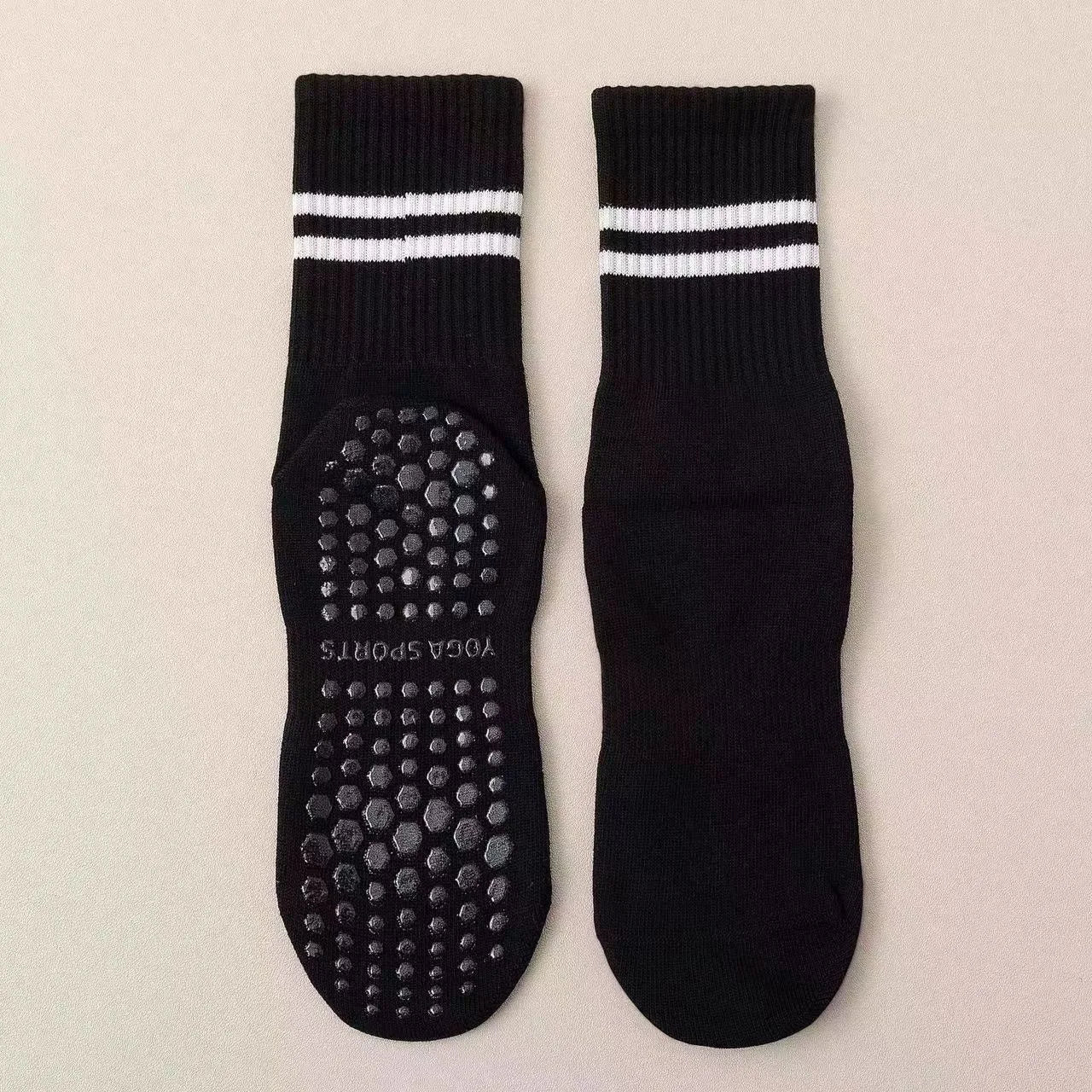 8 Pairs Girl Women's Yoga Socks Solid Colors Non-Slip Grip Socks for Pilates Workouts Ballet Dance and Gym Socks Beauty World Shop