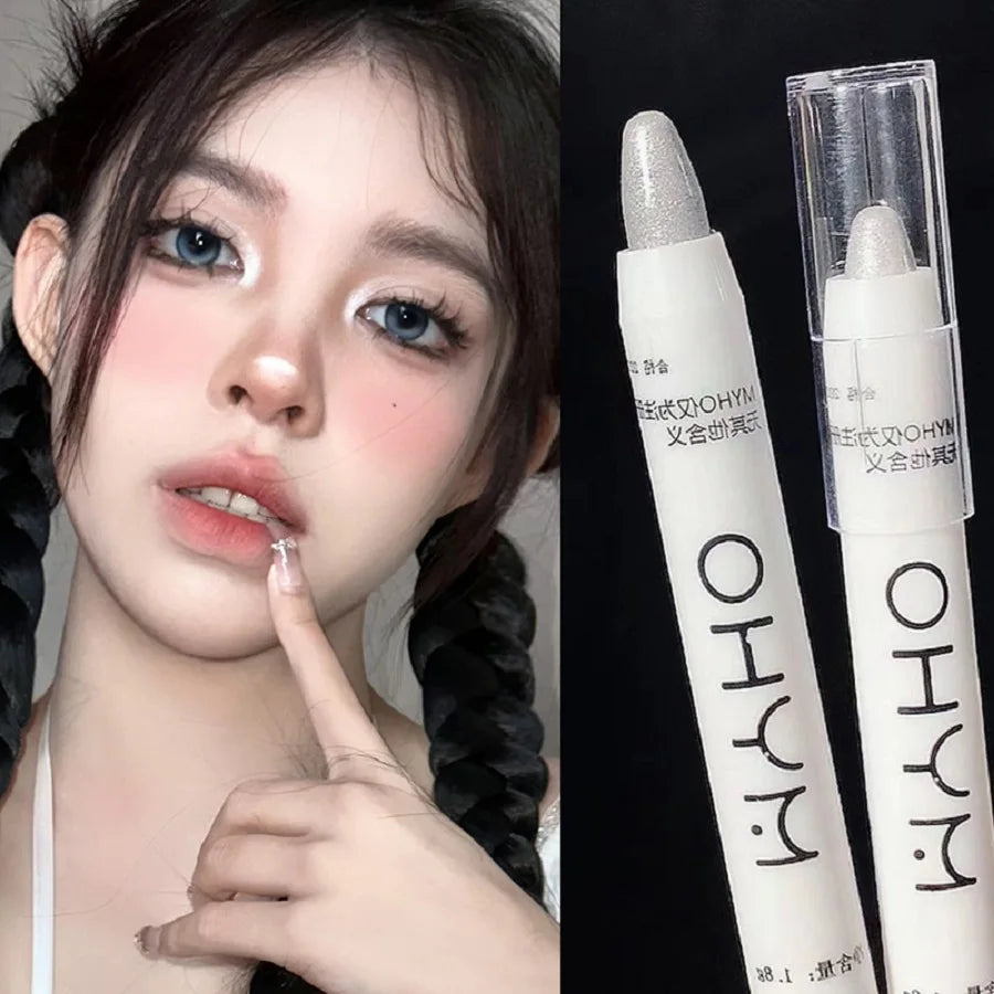 Lying Silkworm Pen Monochrome Brightening Highlight with Flash Eye Shadow Pen Beauty World Shop