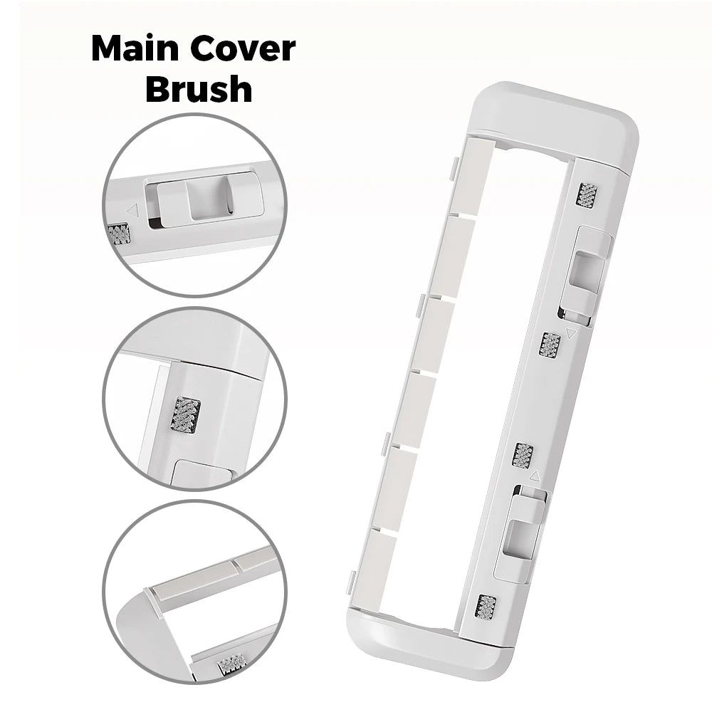 Main Rolling Brush Cover For Dreame X40 X40 Pro X40Ultra D20 Ultra S30 X30 X30 Ultra X30Pro Robot Vacuum Rubber Brush Cover Part Beauty World Shop