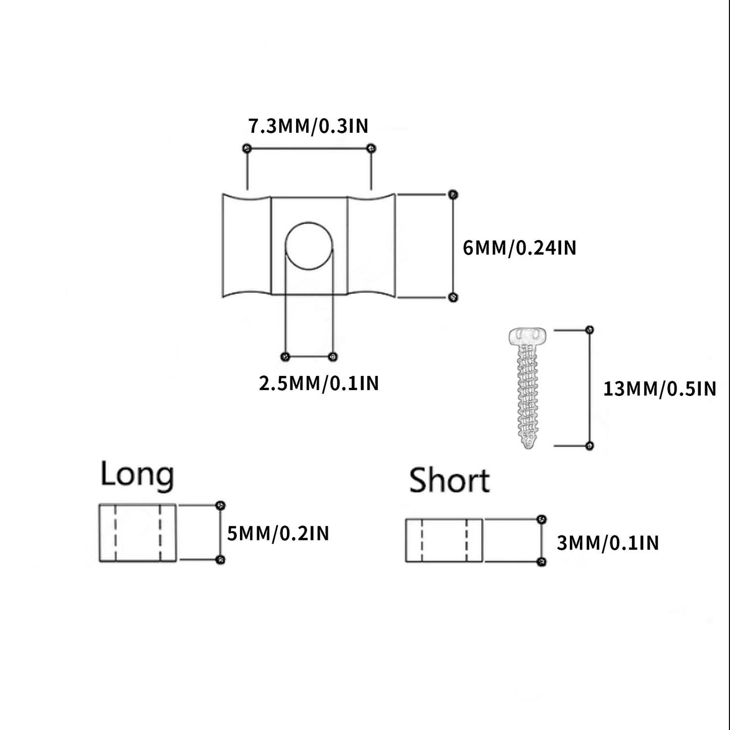 Electric guitar string buckle accessories, head lock, string stabilizer, butterfly shaped circular column suitable for ST/SQ/TL Beauty World Shop