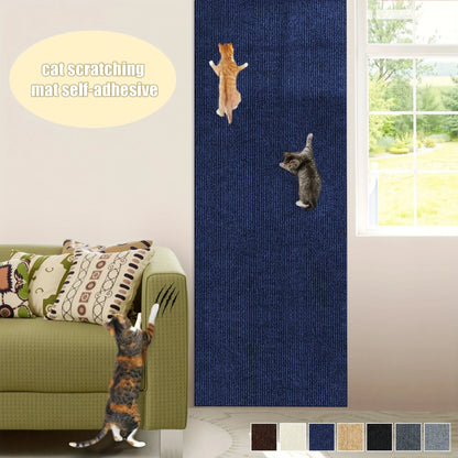 Self-Adhesive Cat Scratching Mat Trimmable Cat Scratching Post Cat Carpet for Anti-scratching Protector Anti Cat Scratch Mat