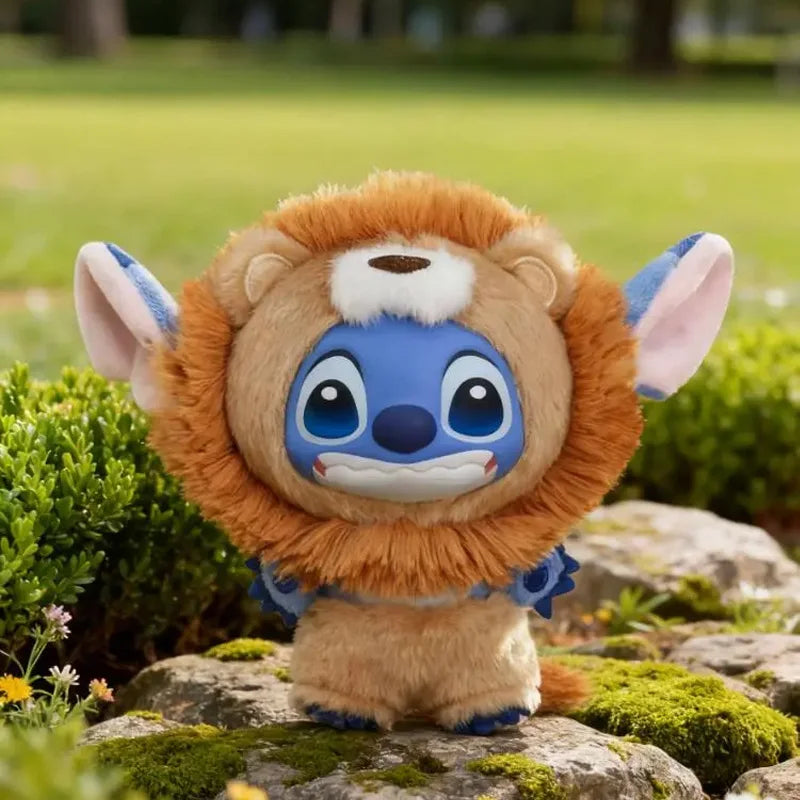 Disney Stitch Wild Animal Series Blind Box Plush Vinyl Toy Cute Doll Replica Mystery Box Bag Pendant Decor New Year Festive Gift Beauty World Shop