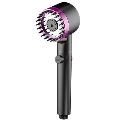 Shower head Shower Filter with Four Modes Bathroom Accessories Head Massage Shower Accessories Shower Knobs Home Furnishings Beauty World Shop