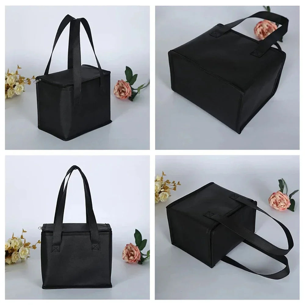 Portable Lunch Cooler Bag Folding Insulation Picnic Ice Pack Food Thermal Bag Drink Carrier Insulated Bags Beer Delivery Bag Beauty World Shop