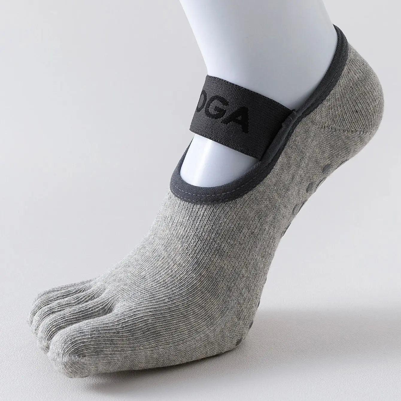 1 Pair of Women's Five Finger Socks Professional Anti Slip Cotton Absorbs Sweat Yoga Socks Pilates Fitness Socks Beauty World Shop