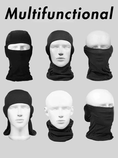 MusionTactical Balaclava Full Face Mask Quick-dryHiking Cycling Camping Hunting AirsoftHood Cap Bike Head Cover Summer Men Women Beauty World Shop