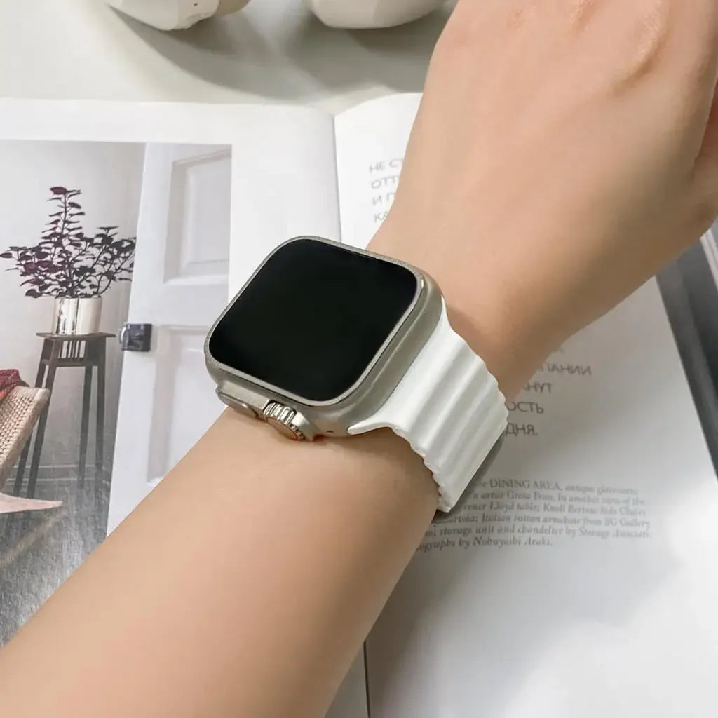 Strap For Apple watch ultra band 49mm 44mm 45mm 41mm 40mm 38mm 44 45 mm 1:1 Original Ocean belt iWatch series 9 10 8 7 se bands Beauty World Shop