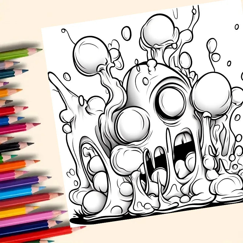 Joint Graffiti Colouring Book Adult Picture Book Beauty World Shop