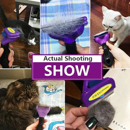 Cat Hair Removal Comb Cat Brush Pet Grooming Brush Dog Comb Cat Hair Massage Comb Cat Hair Remover Cleaning Grooming Cat Combs Beauty World Shop