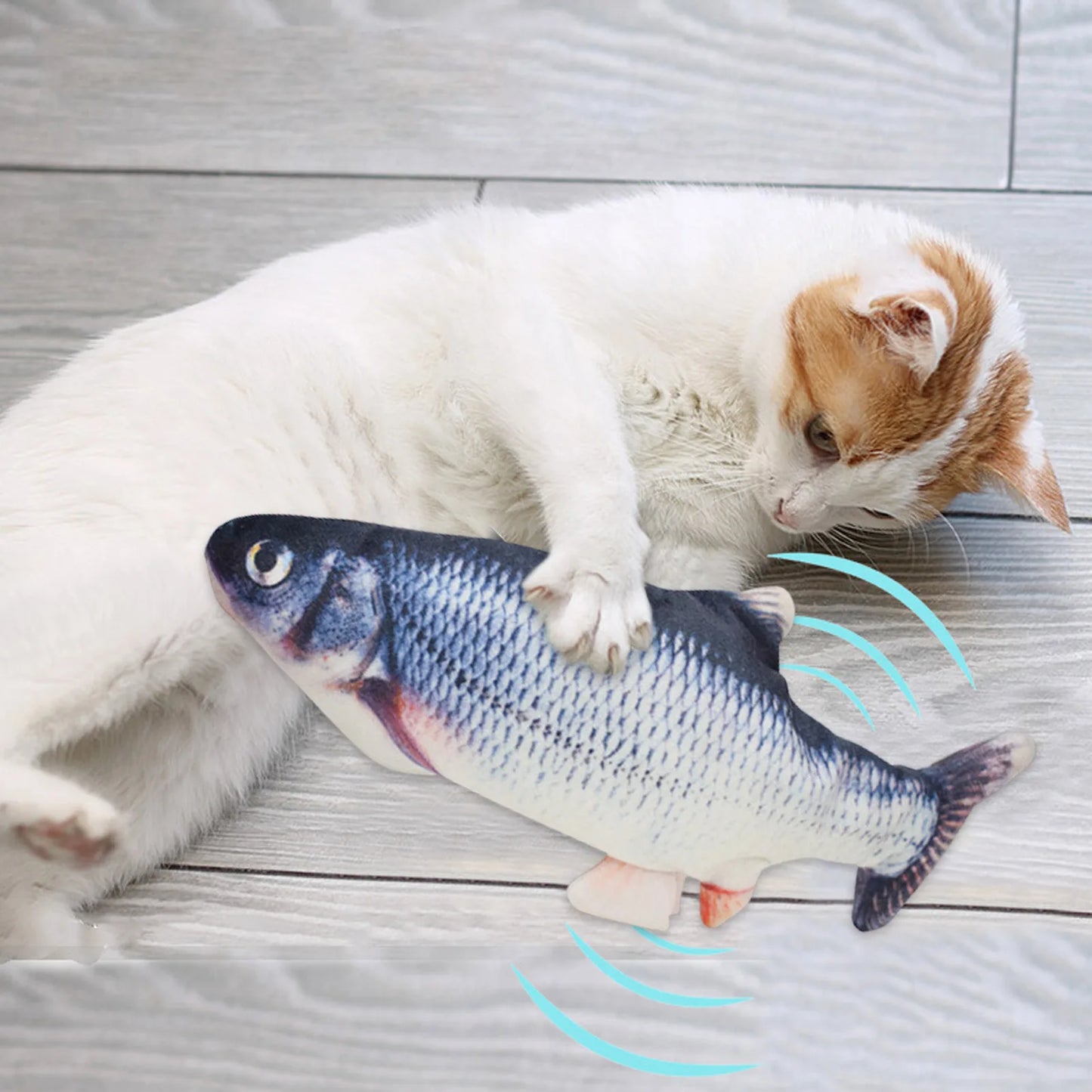 Cat Toys Fish USB Charger Fish Interactive Electric Floppy Fish Cat Toy Realistic Pet Cats Chew Bite Toys Pet Supplies Cats Dog Beauty World Shop