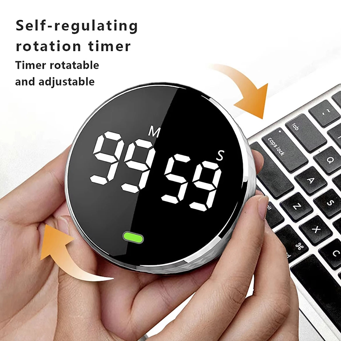 Kitchen Timer Digital Countdown Magnetic Egg Timer for Cooking with Constant Light Function for classrooms Quiet for Kids Adults Beauty World Shop