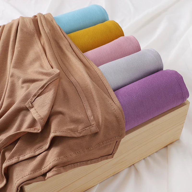 Good Stitch Stretchy Jersey Scarf Jersey Hijab Instant Hijab Plain Muslim Shawls Supplier Turban HeadWraps Foulard Femme Beauty World Shop