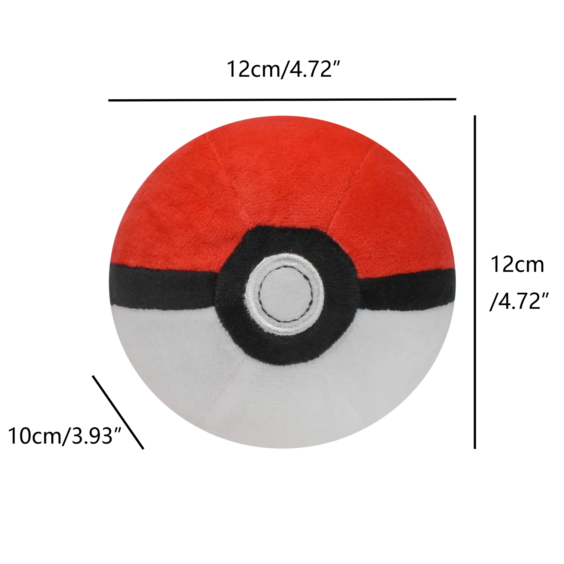 Master Ball Great Ball Ultra Ball Poké Ball Plush Toys Soft Stuffed Animals Cartoon Backpack Pendant Decoration Toy Birthday Beauty World Shop