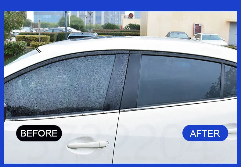 Car Glass Anti-rain Water Spray Repellent Nano Coating Hydrophobic Waterproof Agent Oil Film Removing  Auto Glass Film Agent Beauty World Shop