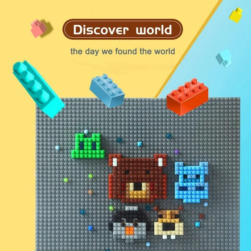 32x32x16x16 Dots Classic Base Plates MOC DIY Plastic Bricks Baseplates City Dimensions Building Blocks Figures Construction Toys Beauty World Shop