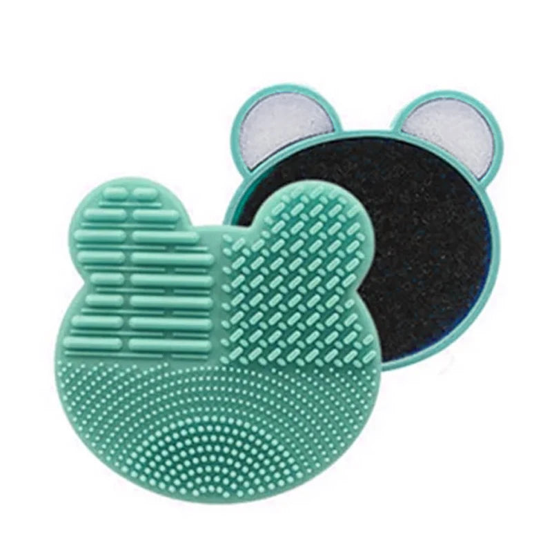 Silicone Makeup Brush Cleaner Folding Powder Puff Cleaning Bowl Eyeshadow Brushes Washing Soft Mat Beauty Tools Scrubber Box Beauty World Shop
