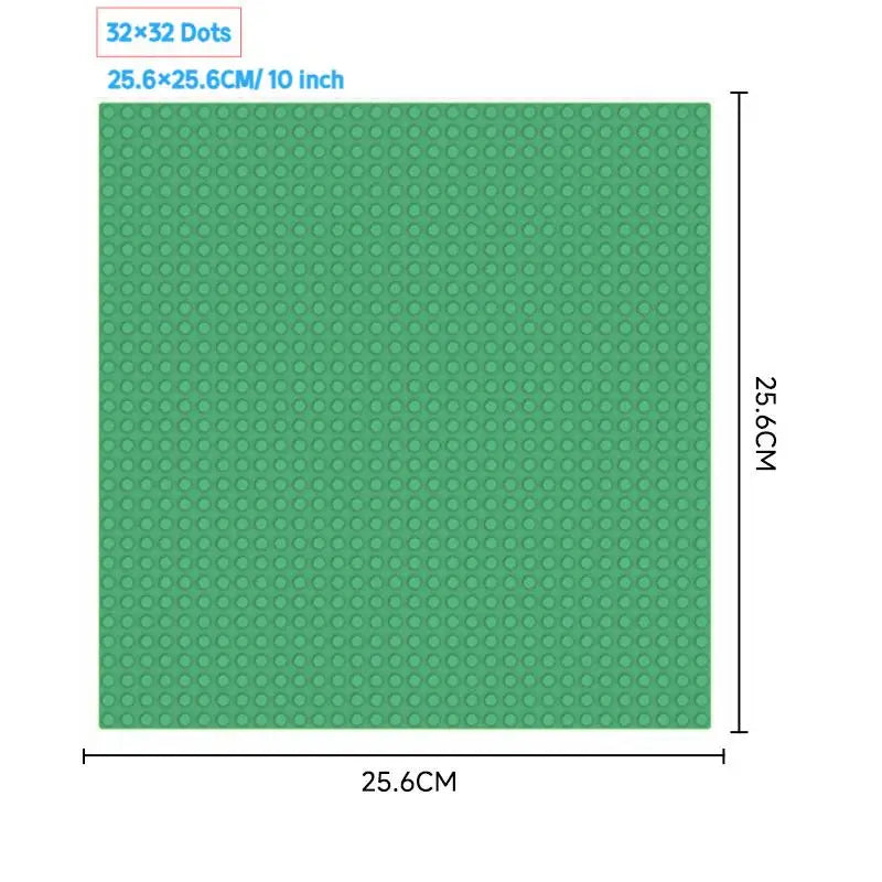 32x32 Styles Base Plate MOC Classic Building Blocks DIY Small Size Bricks Baseplate Parts for City Figures Children Toys Beauty Fashion