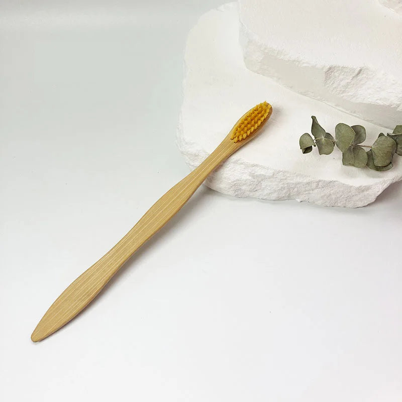 10/20/50/100/150Pcs Disposable adult bamboo soft bristled toothbrush wooden toothbrush clean mouth reusable for home and hotel Beauty World Shop