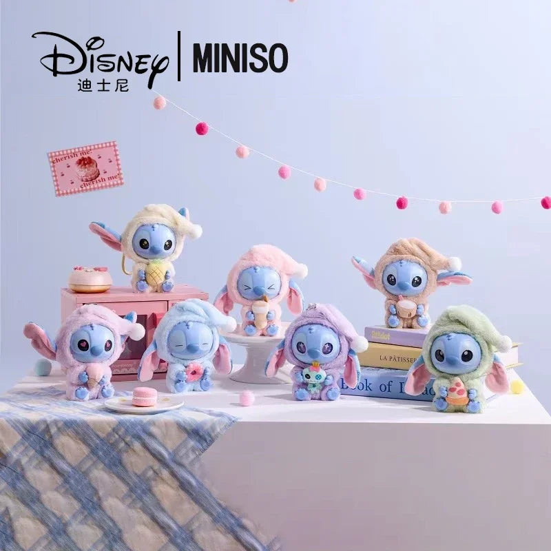 Disney 2025  Pin Eating Bedtime Series Blind Plush Toy Cute Doll Box Mysterious Hanging Bag Decorative Gif Beauty World Shop