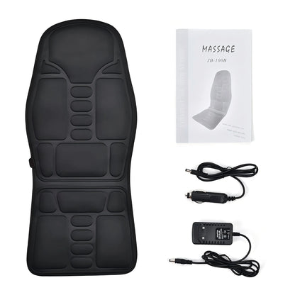 Portable Full Body Massage Chair Cushion, Neck Back Waist Hips Massage Pad Soft Relax for Home Office Car Use Beauty World Shop