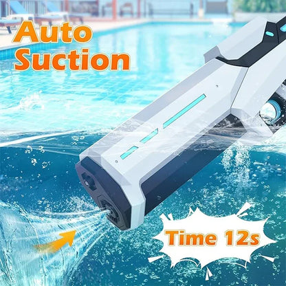 Electric Water Guns For Adults Powerful Squirt Automatic Water Suction Water Blasters Summer Outdoor Beach Toy For boys Kid Gift Beauty World Shop