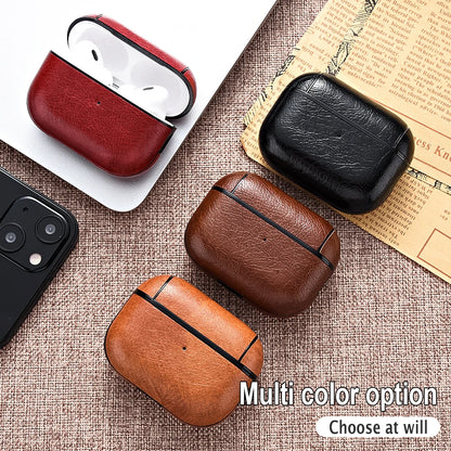 Leather PU Earphone Cover For AirPods Pro 3 2025 Case For AirPods Pro 2 2nd Pro2 Cases For AirPods 4 3 2 1 Funda Headphone Coque