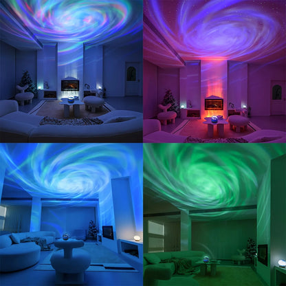 LED NightLights Galaxy Projector Remote Control 5V USB Rechargeable Starry Sky Lamp DMX Sound Active 7 Modes for Kids Room Decor Beauty World Shop