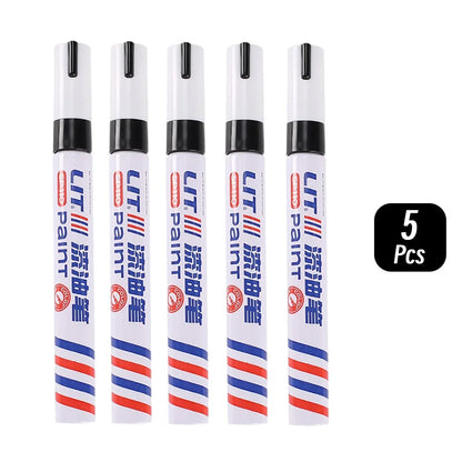 3mm 10p Colorful 8 Colors Permanent Paint Marker Waterproof White Markers tire tread rubber fabric Paint metal Paint Marker Pens Beauty World Shop