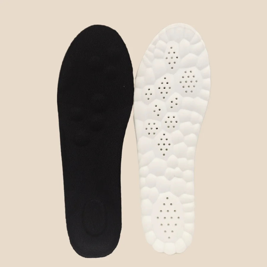 High Elasticity Latex Sport Insoles Soft Shoe Pads Arch Support Orthotic Insoles Breathable Deodorant Shock Absorption Cushion Beauty Fashion